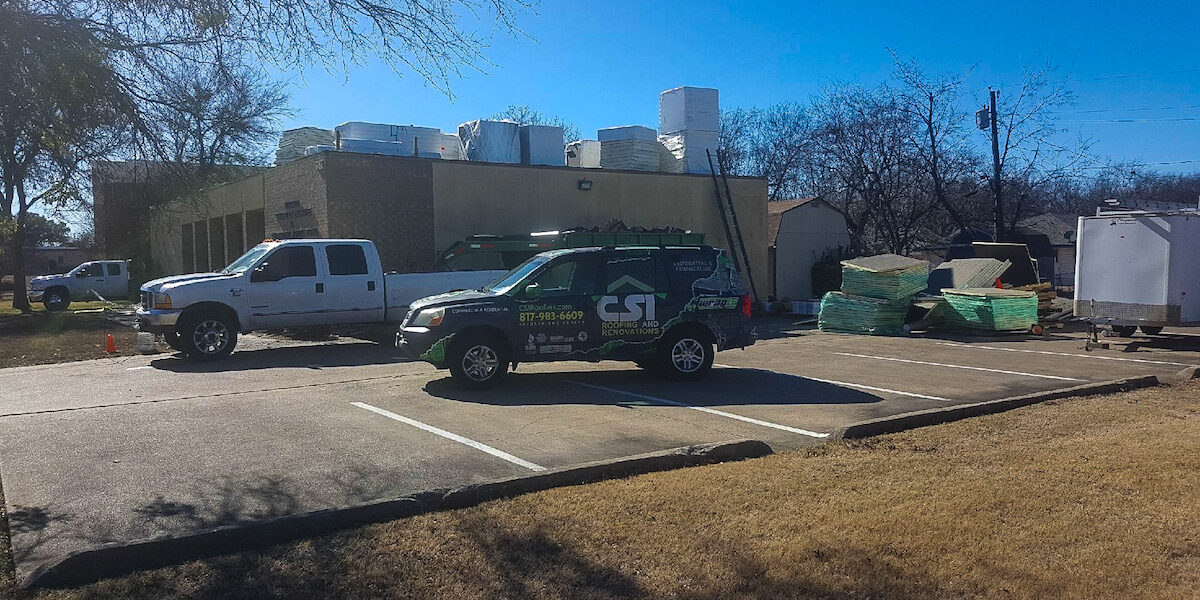 TPO Roof for Mesquite TX building