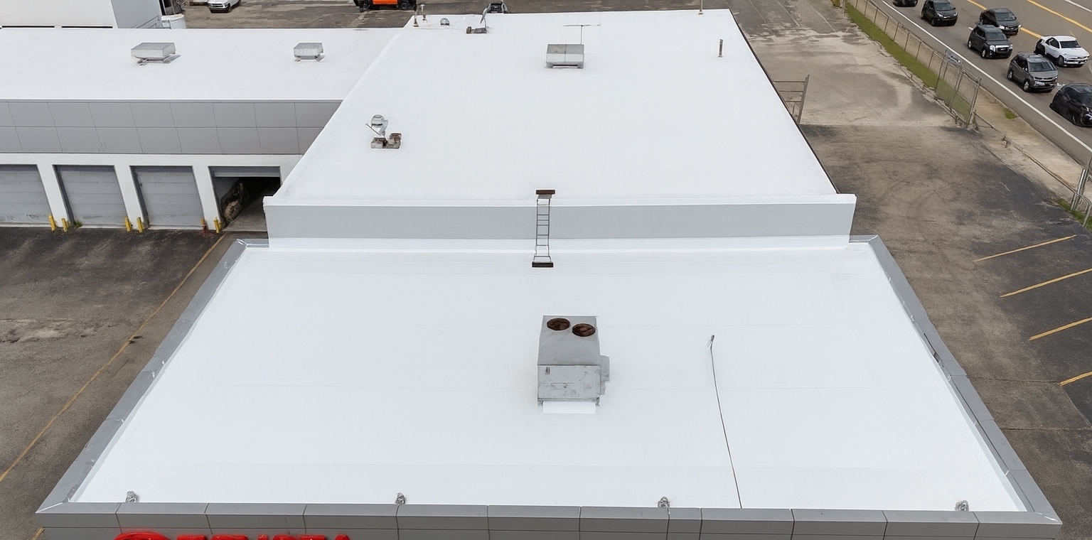 TPO Roof Dallas auto dealer